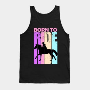 Vintage Horse Riding Tank Top